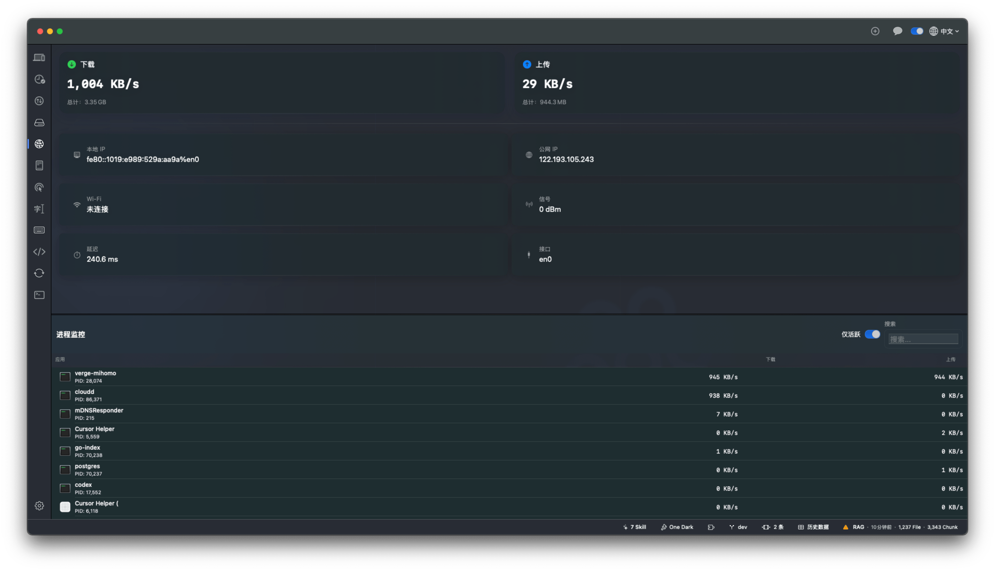 Stay informed about network status